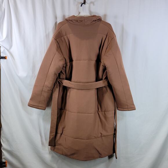 Amazon Aware Women's Long Winter Coat, Brown, Size M, NWT - Picture 2 of 7